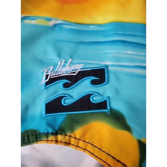 Billabong Board Shorts Mens 38‎ Multicolor Hawaiian Beach Print 11" Inseam - Picture 7 of 13